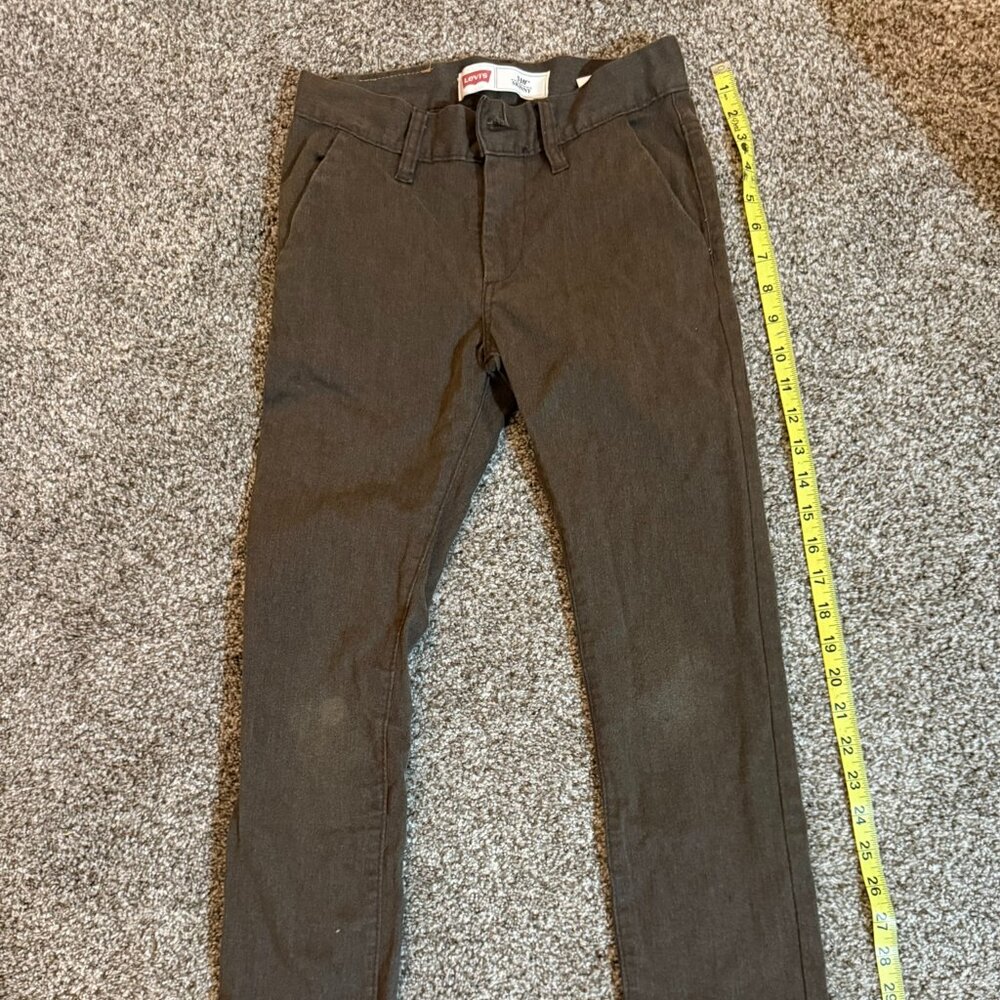 Levi's 510 Skinny Pants Youth 12 Reg Brown W26 L26